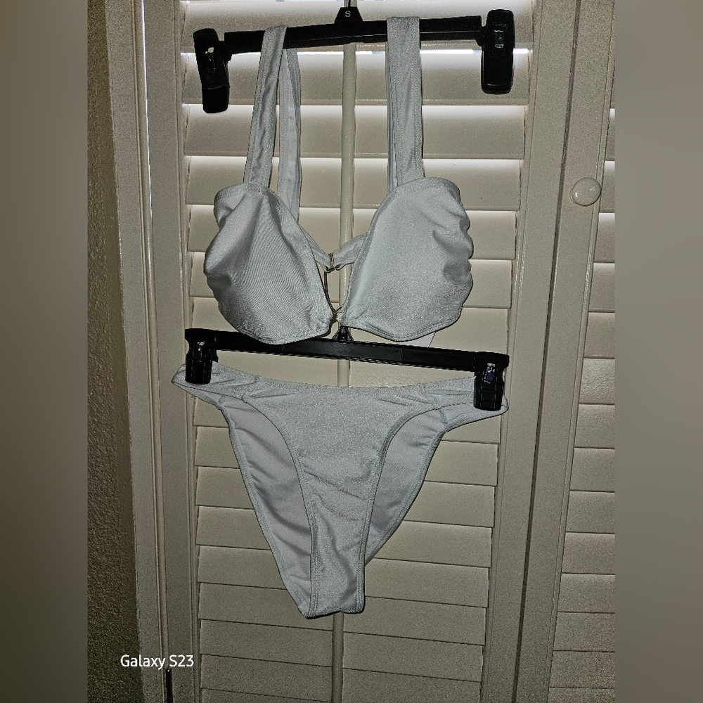 🎋 3/$25 Stylish White Bikini Set